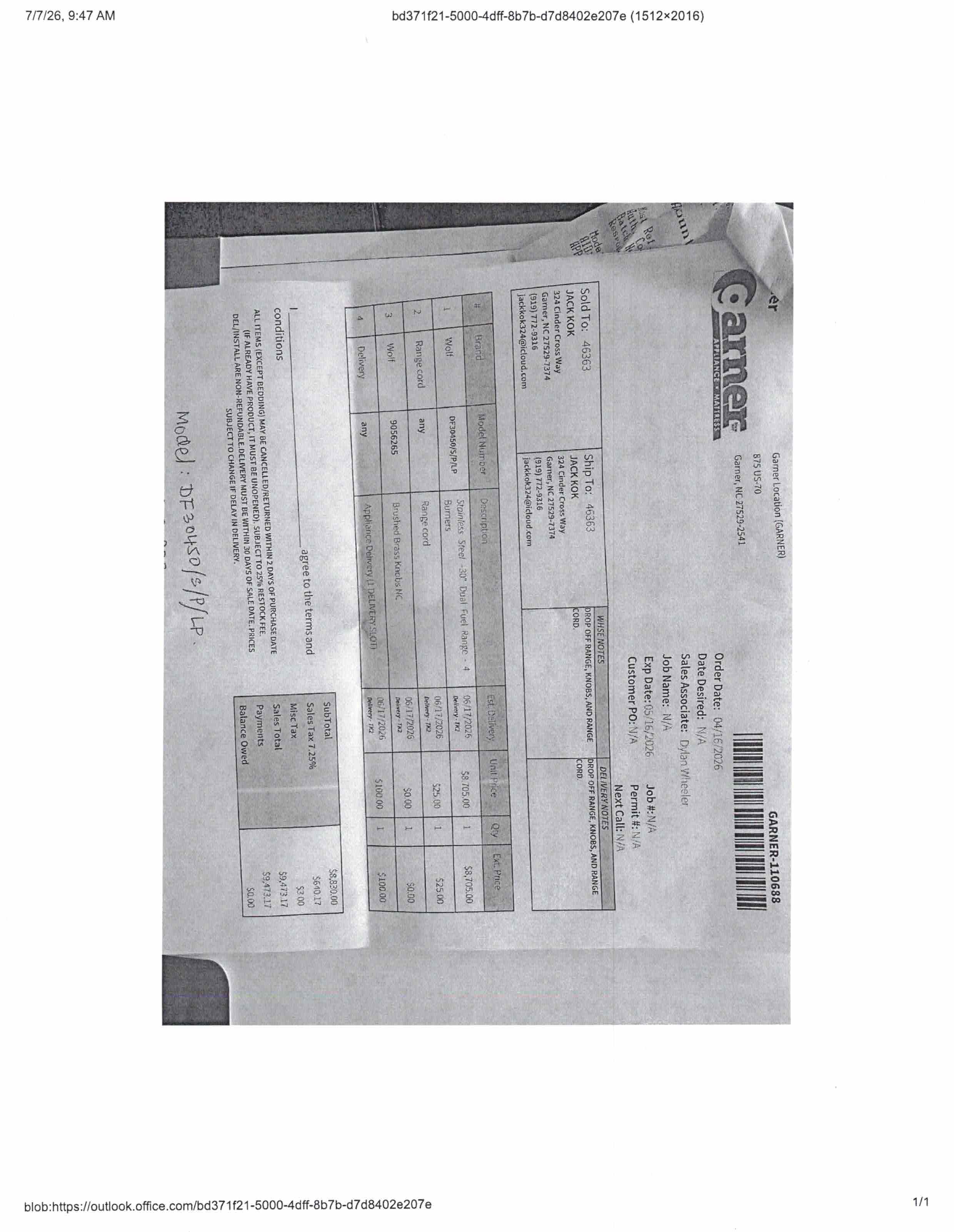 Upload Receipt