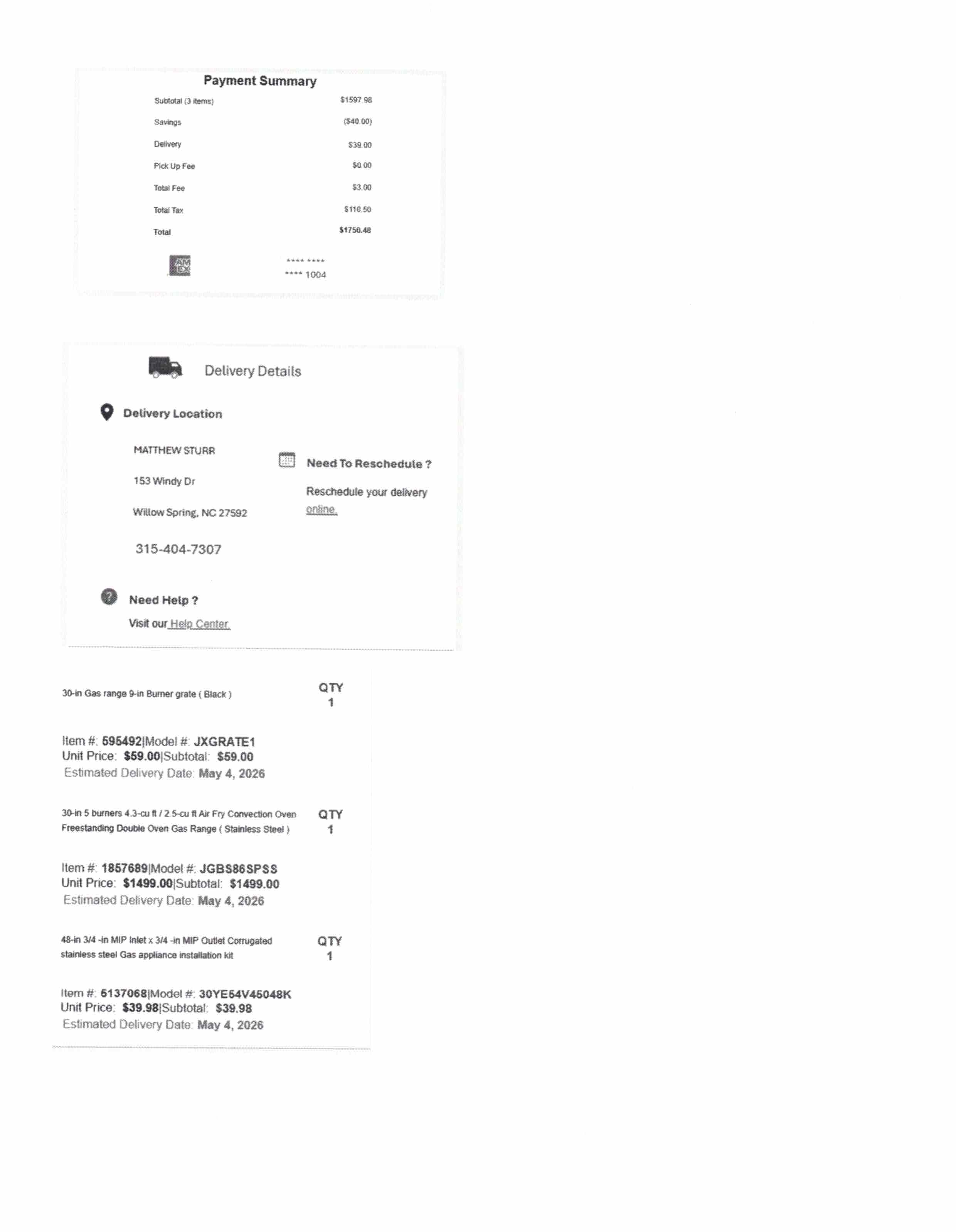 Upload Receipt